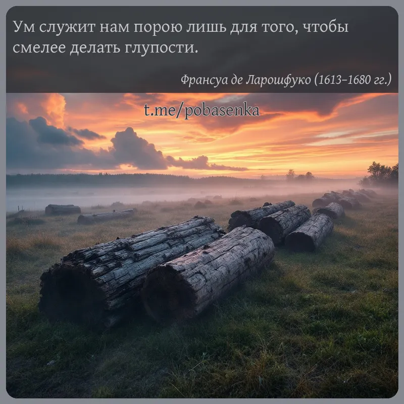 «Ум служит нам порою лишь для того, чтобы смелее делать...» height="550" width="550"