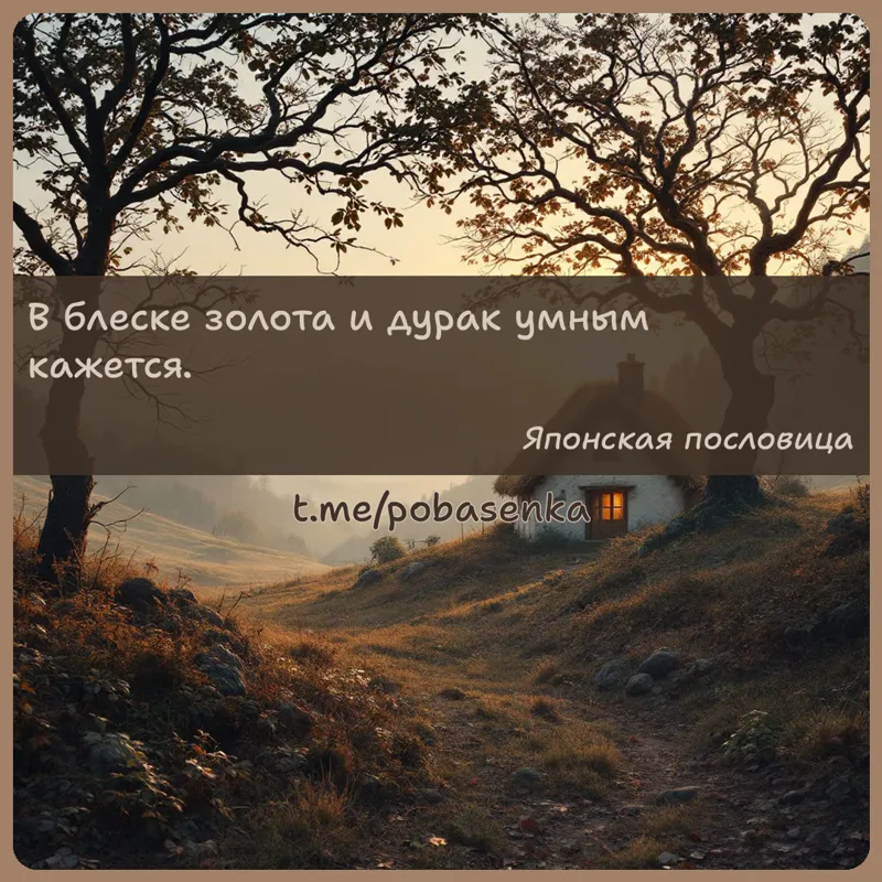 «В блеске золота и дурак умным...» height="550" width="550"