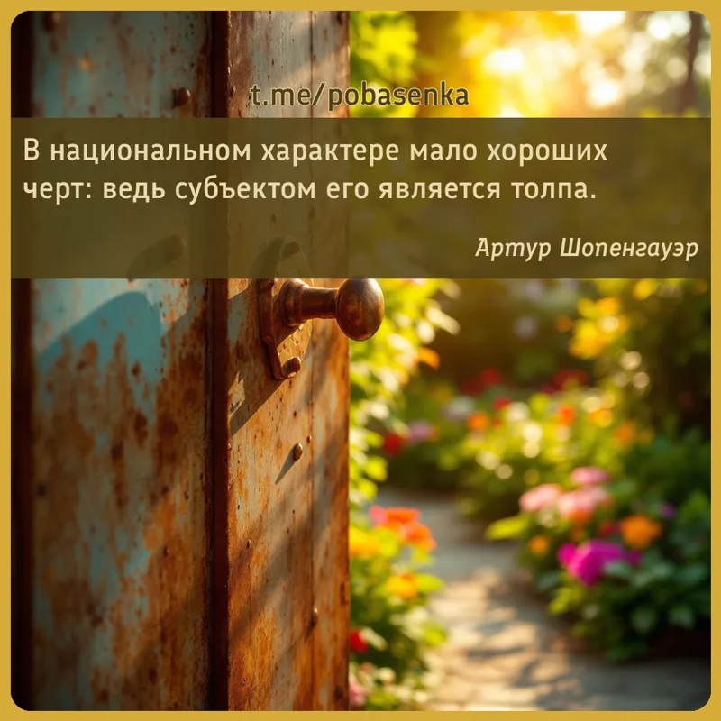 «В национальном характере мало хороших черт ведь субъектом его является...» height="550" width="550"