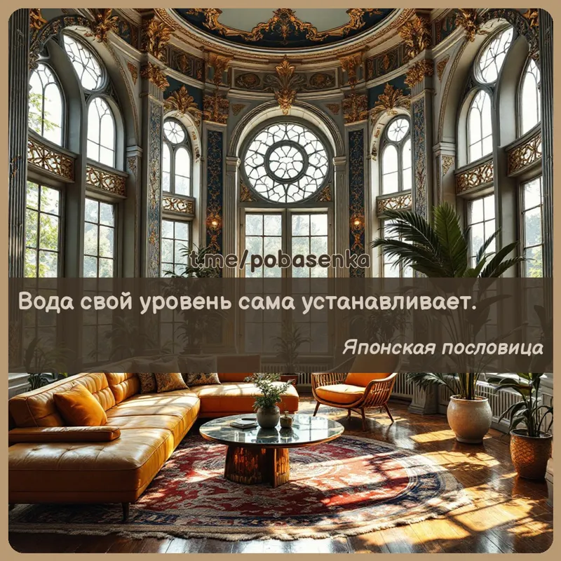 «Вода свой уровень сама...» height="550" width="550"