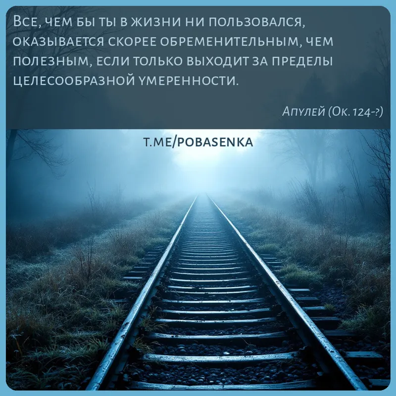 «Все, чем бы ты в жизни ни пользовался, оказывается скорее обременительным, чем полезным, если только выходит за пределы...» height="550" width="550"