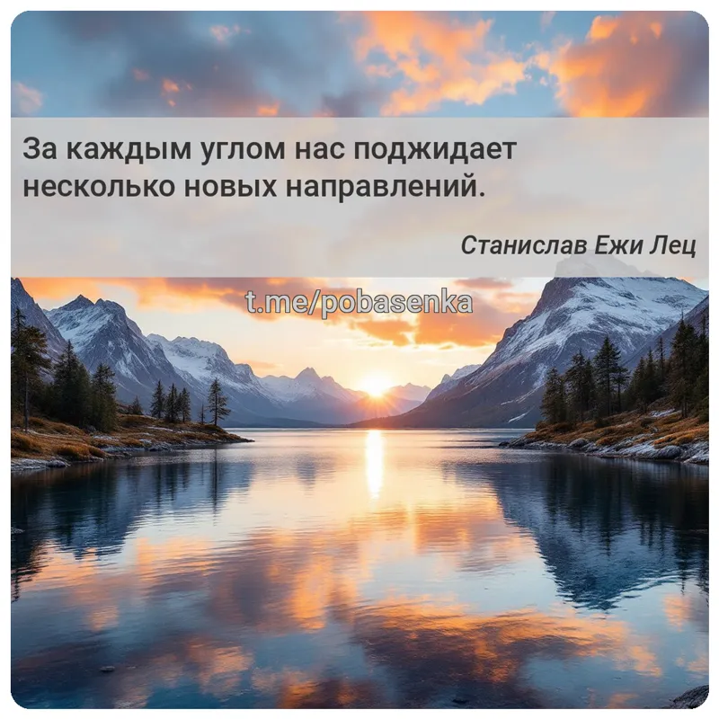 «За каждым углом нас поджидает несколько новых...» height="550" width="550"