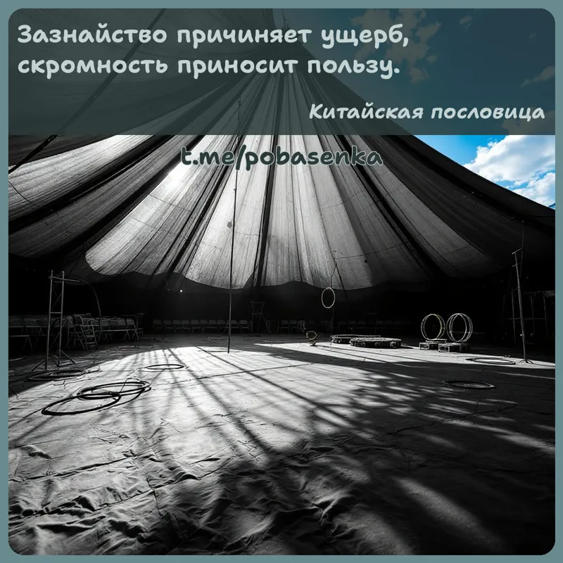 «Зазнайство причиняет ущерб, скромность приносит...» height="550" width="550"