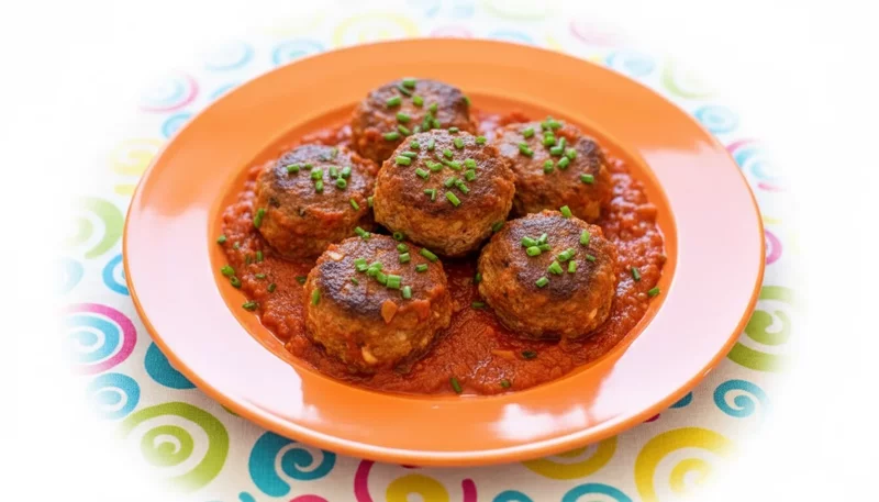 Delicious Tuna MEATBALLS in Spanish Tomato Sauce