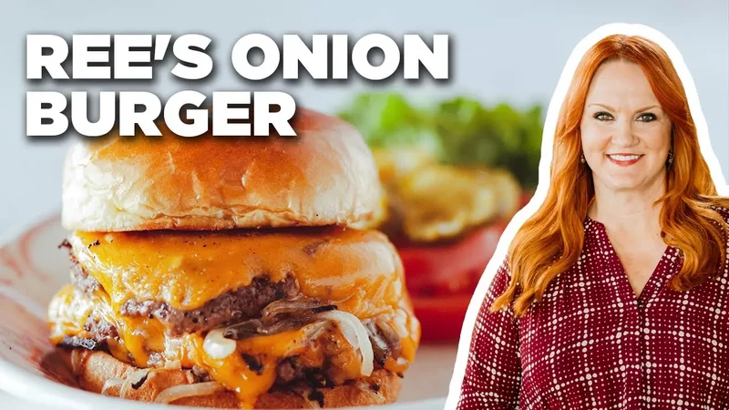 Ree Drummond's Oklahoma-Style Onion Burger The Pioneer Woman Food Network