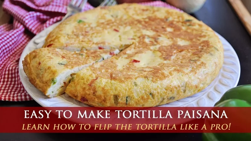 The Famous Spanish Tortilla Paisana Omelette Recipe
