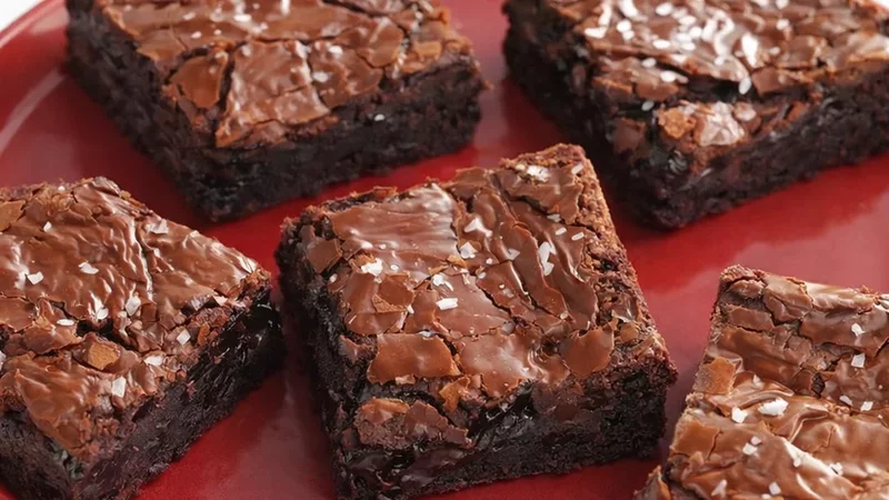 Crinkle Top Dark Chocolate Brownie Recipe By Food Fusion