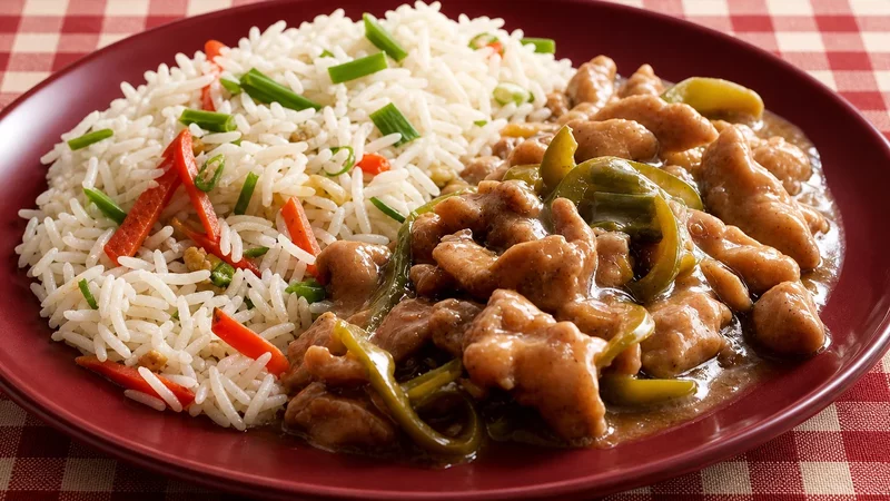 Fried Rice With Chicken Mongolian Recipe By Food Fusion