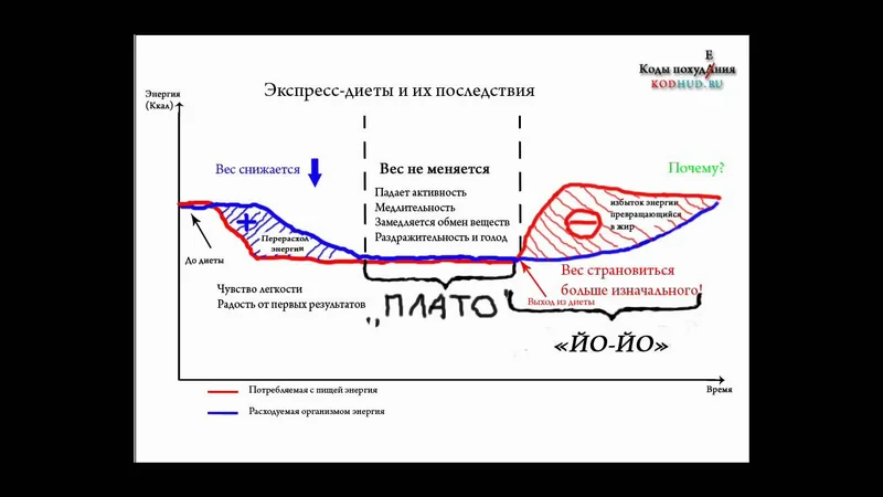 Как похудеть. Эффект плато