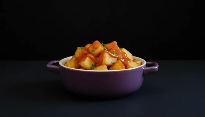 The Authentic Patatas Bravas Served in Madrid Spain