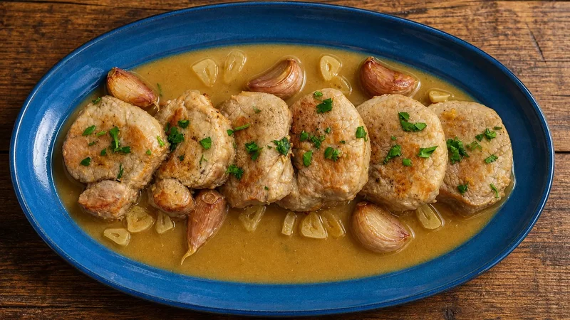 Spanish GARLIC Pork Tenderloin  Authentic Solomillo al Ajillo Recipe