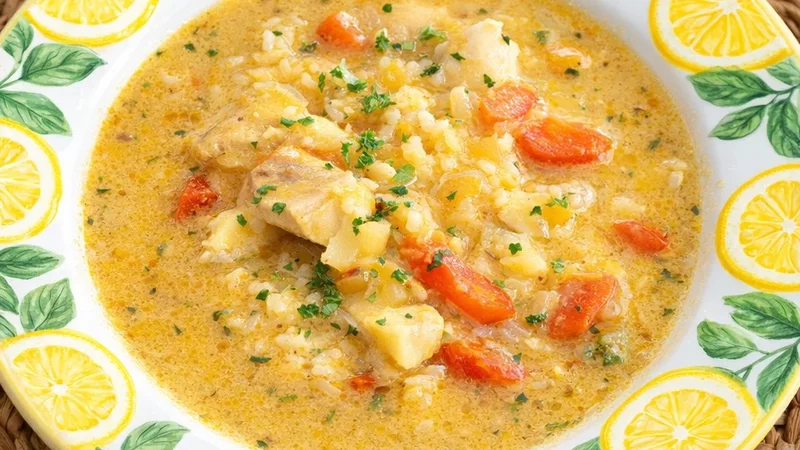 A HEARTWARMING Fish and Rice Soup for those Cold & Chili Days