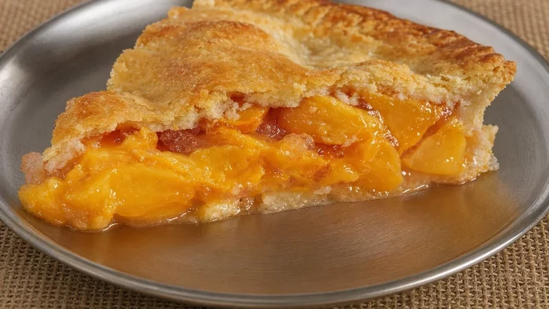 Peach Pie Recipe Demonstration - Joyofbaking.com