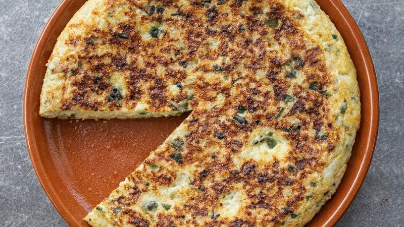 The FAMOUS Omelet from the Basque Country  Tortilla de Bacalao