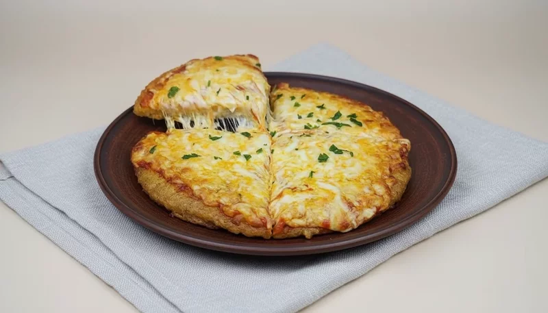 Gluten Free pizza Recipe. No meat! Healthy vegetable pizza recipe.