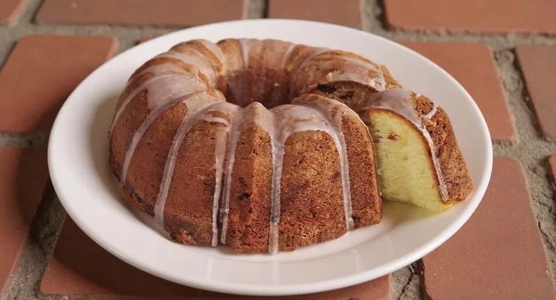 Lemon Cranberry Pound Cake Recipe Demonstration - Joyofbaking.com