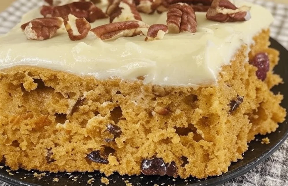 Pumpkin Cranberry Cake Recipe Demonstration - Joyofbaking.com