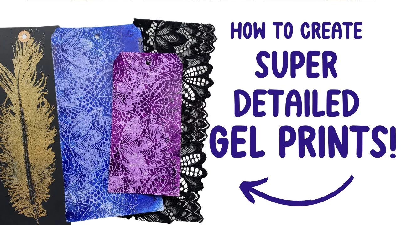 4 Tips to Pulling Super Detailed Gel Prints  Gel Printing Tutorial