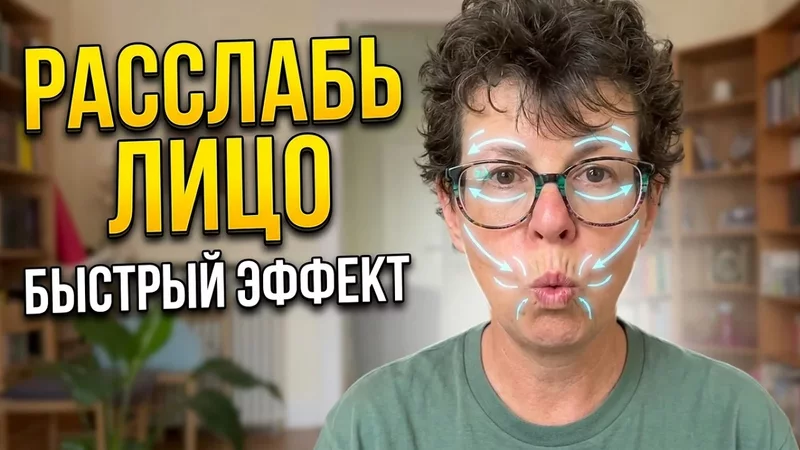 Напряжены губы и глаза? Попробуйте этот метод!