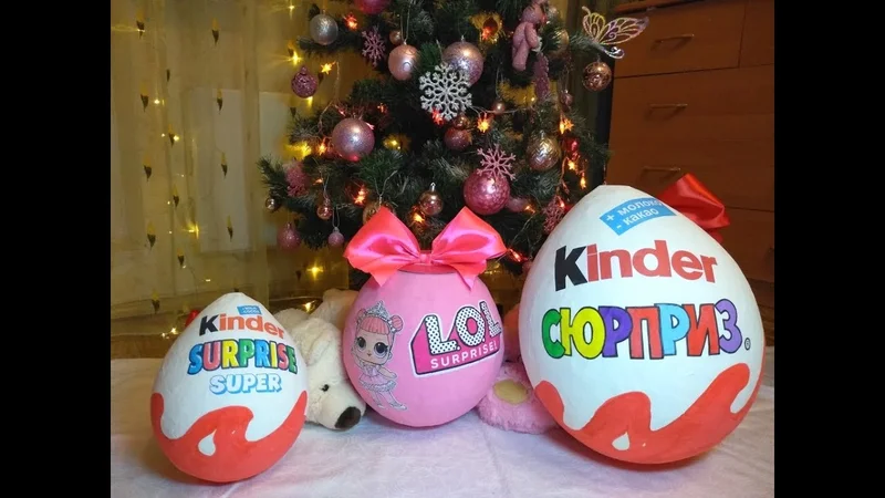 Как сделать Большой Киндер Сюрприз для подарков своими руками