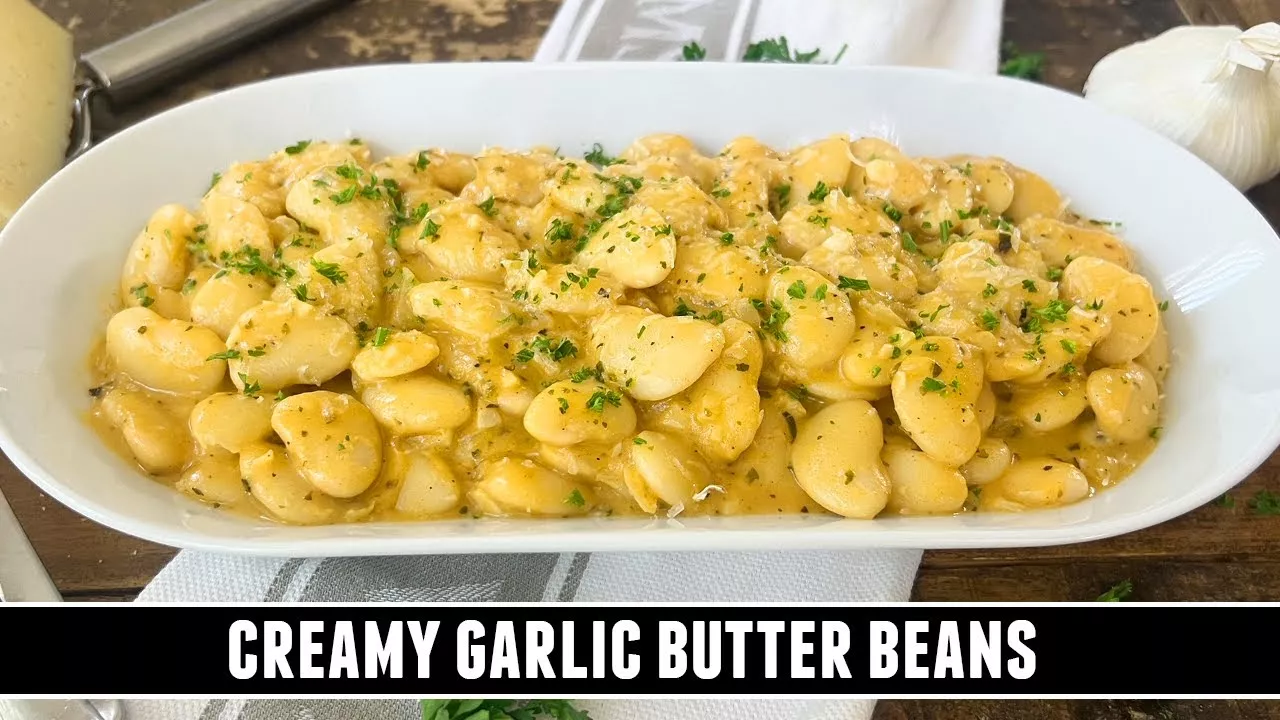Creamy GARLIC Butter Beans Packed with GOODNESS & Easy to Make