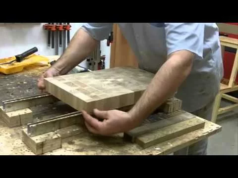 Изготовление торцевой разделочной доски