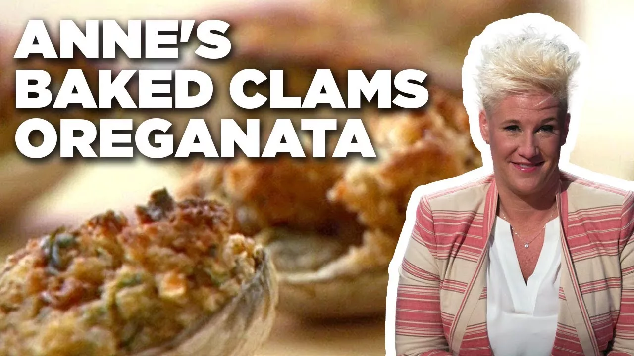 Anne Burrell's Baked Clams Oreganata Secrets of a Restaurant Chef Food Network