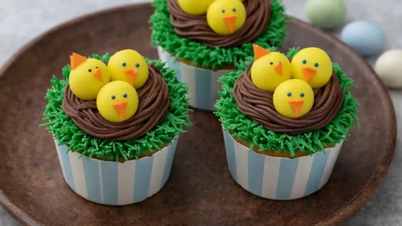 How to Make Easter Chick Cupcakes
