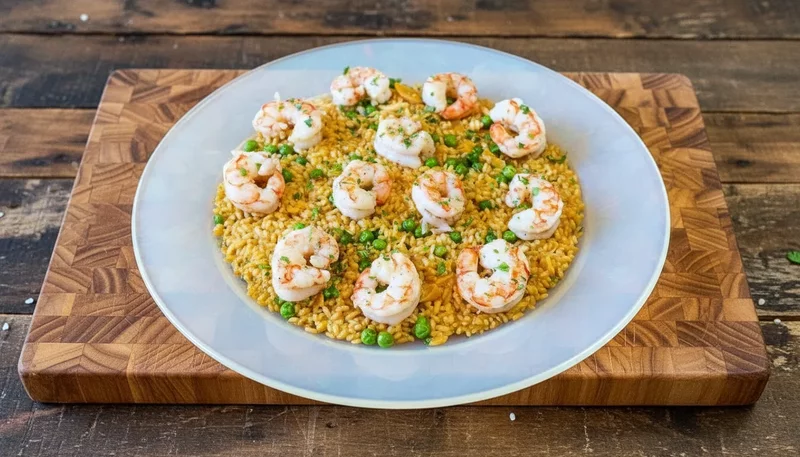 One-Pan Spanish Garlic Rice with Shrimp Arroz al Ajillo Recipe