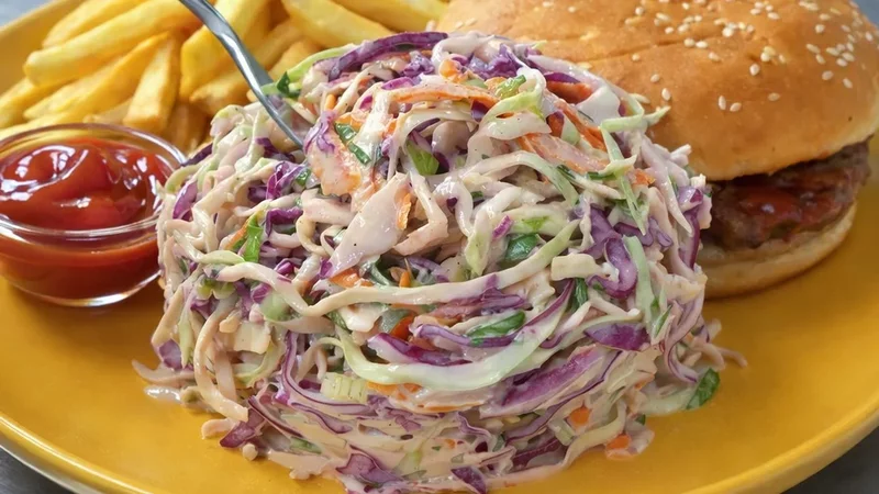 BEST HOMEMADE COLESLAW SALAD  Super Easy & Healthy SALAD. Recipe by Always Yummy!