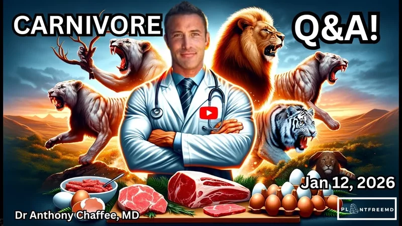 Carnivore Livestream with Dr Anthony Chaffee  Jan 12, 2026