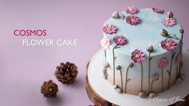 코스모스 케이크 / Cosmos Cake