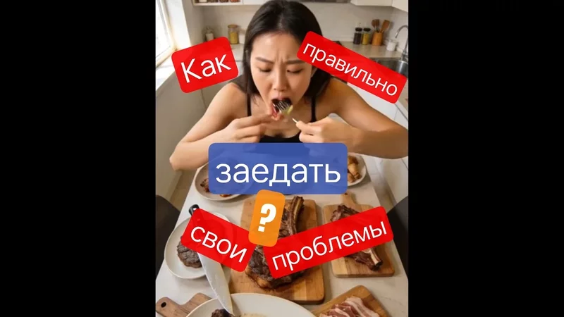 Как правильно заедать свои проблемы? #карнивор #юмор #медицина