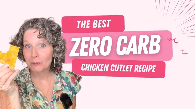 Easiest Chicken Cutlet Recipe, Zero Carb!