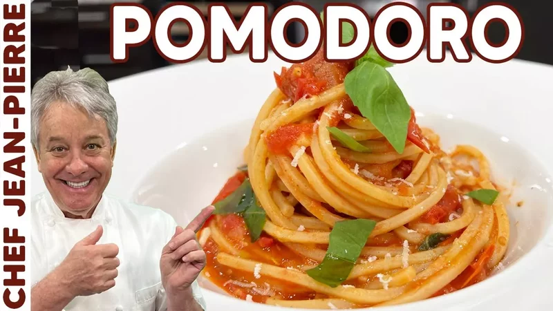 Spaghetti Pomodoro in Only 13 Minutes! Chef Jean-Pierre