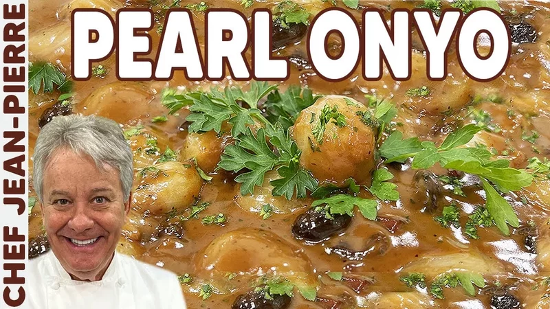 My Favorite Cream Pearl Onyo for Thanksgiving! Chef Jean-Pierre