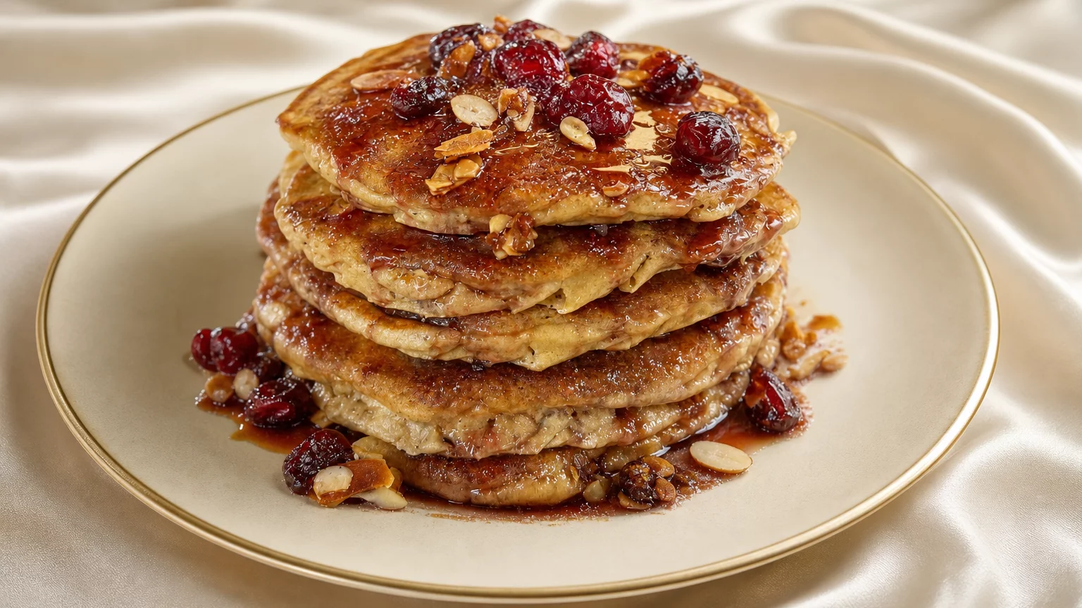 Cranberry Almond Flapjacks  Blackstone Griddles