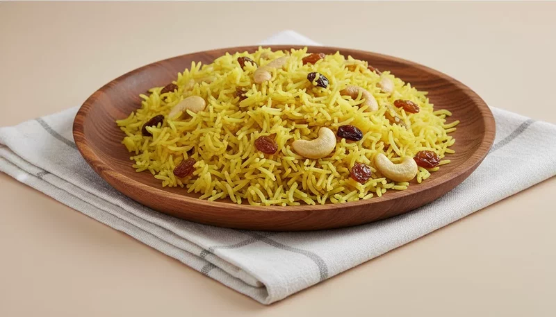 Cashew & Raisin Rice Pilaf Recipe How to make Rice Pilaf
