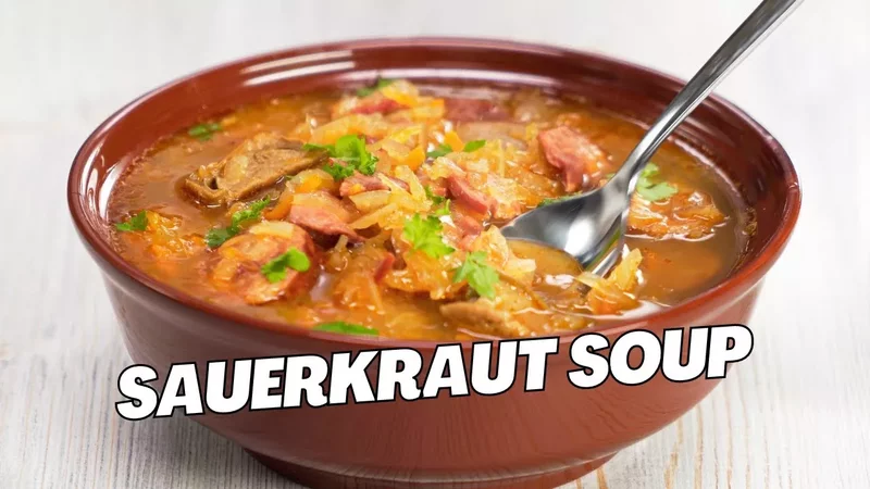 Homemade SAUERKRAUT SOUP – KAPUSTNICA Traditional Slovak Soup. Kraut Soup Recipe by Always Yummy!