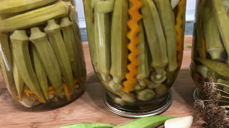 Маринованная бамия