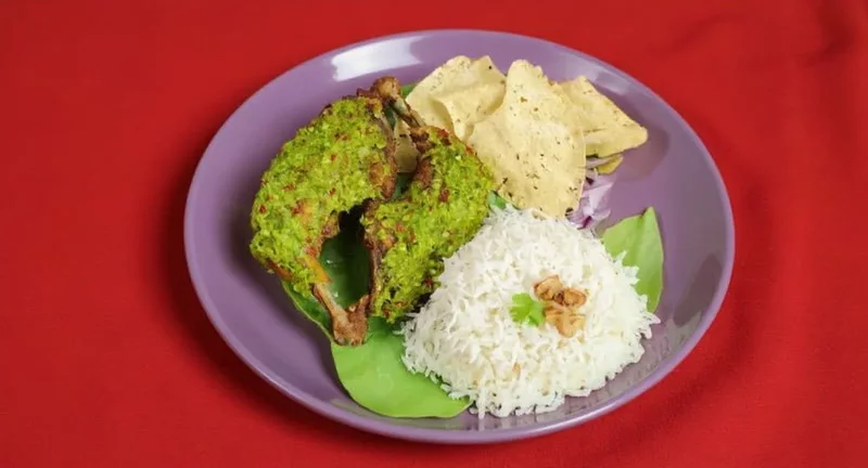 Ayam Penyet Pedas / Indonesian Spicy smacked down Chicken Recipe by Food Fusion