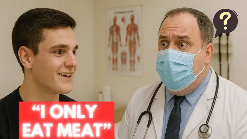 16 Year Old Carnivore, Surprises his Doctor!