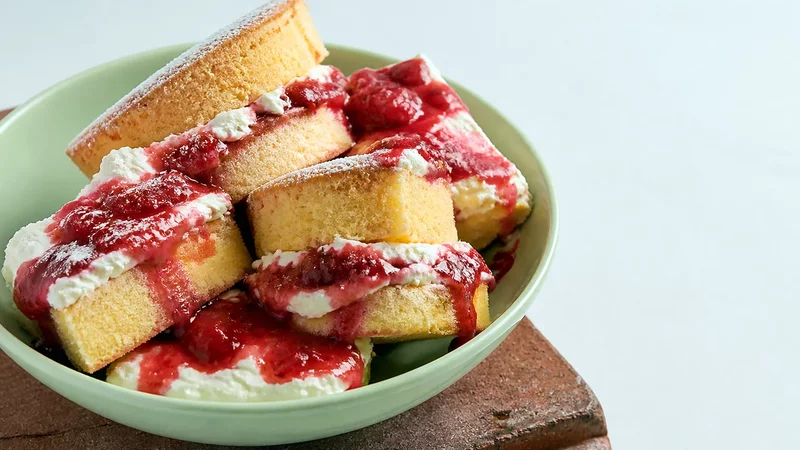 Strawberry Chiffon Shortcake Recipe Demonstration - Joyofbaking.com