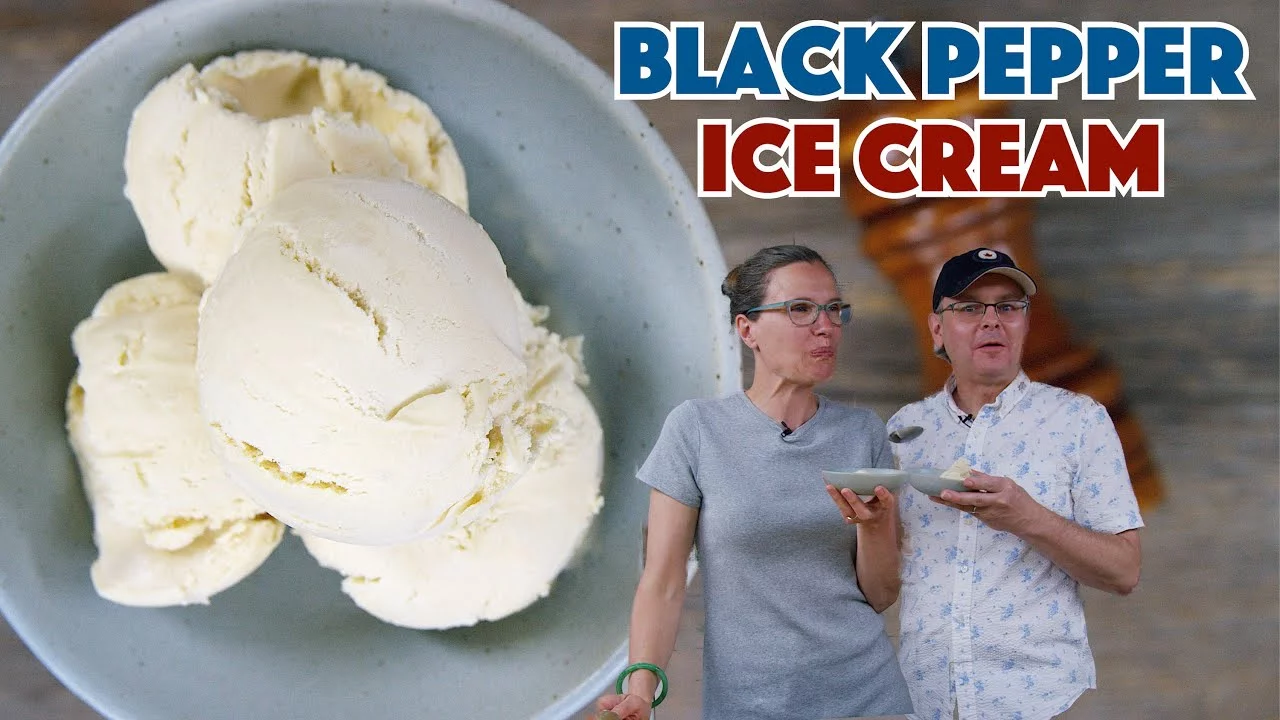 Black Pepper Ice Cream Recipe - 催泪瓦斯味冰淇淋 / 催淚彈味雪糕 / 胡椒噴霧味雪糕