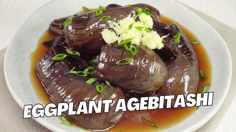 Japanese POPULAR SIDE DISH - Agebitashi Delicious BRAISED EGGPLANT. Recipe by Always Yummy!
