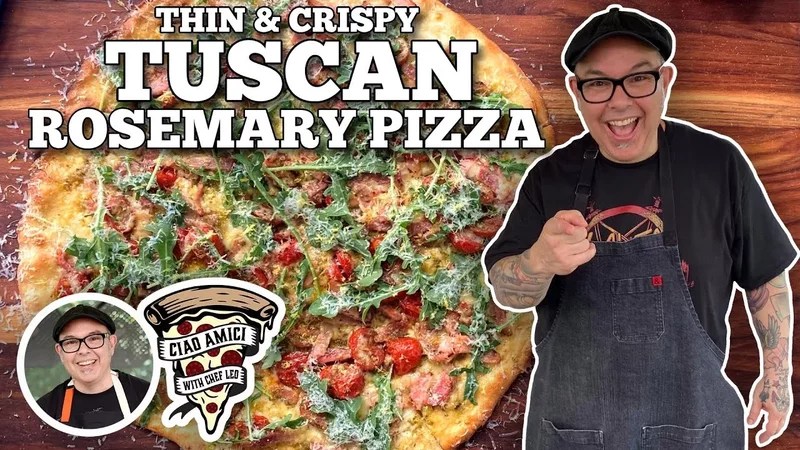 Chef Leo's Tuscan Rosemary Pizza Blackstone Griddles
