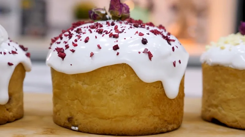 Глазурь для куличей без ЯИЦ  - Я - ТОРТодел!