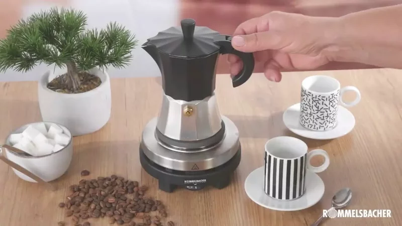 Презентация электрической плиты Rommelsbacher RK 501/S