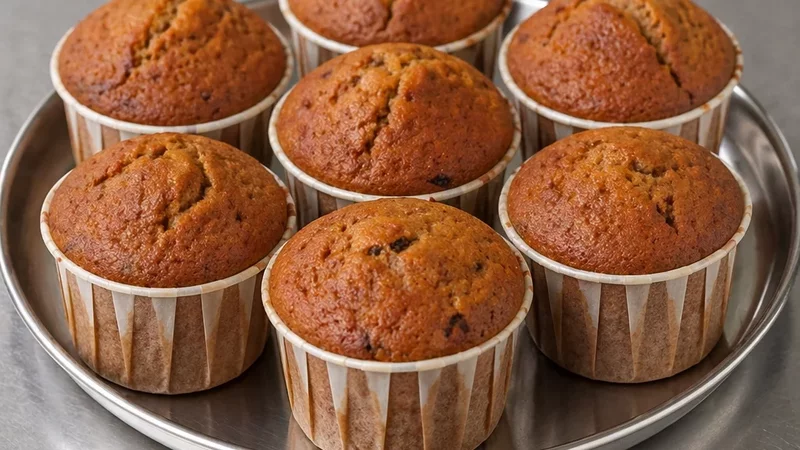 Pumpkin Chocolate Chip Muffins Recipe Demonstration - Joyofbaking.com