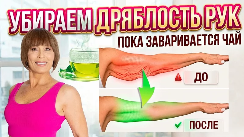 Дряблые руки после 50? Делайте эти упражнения всего 10 минут в день